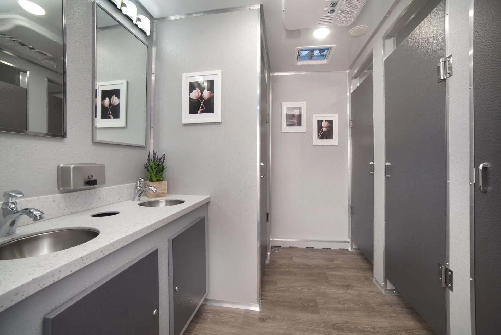 Commercial Class Restroom Gray Color — North Jackson, MS — Gotta Go Site Service Rentals