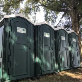 Portable toilet rentals at an event in Memphis, TN
